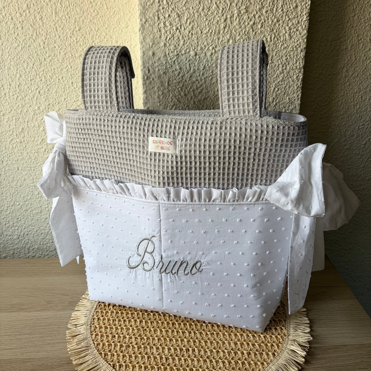 Bolso Panera Volantes Grande Personalizado