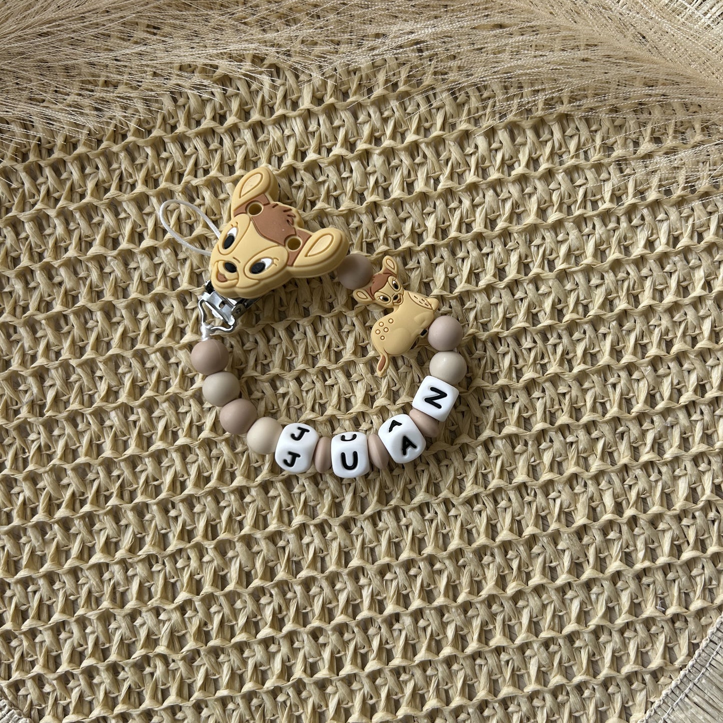 Chupetero Silicona Bambi Personalizado