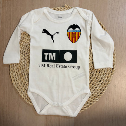 Body de bebé Valencia CF personalizado con nombre y número