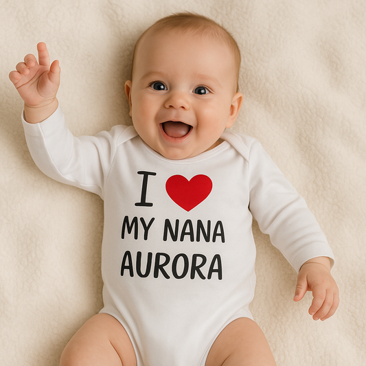 Body Personalizado ``I ♥ my (Nombre)´´