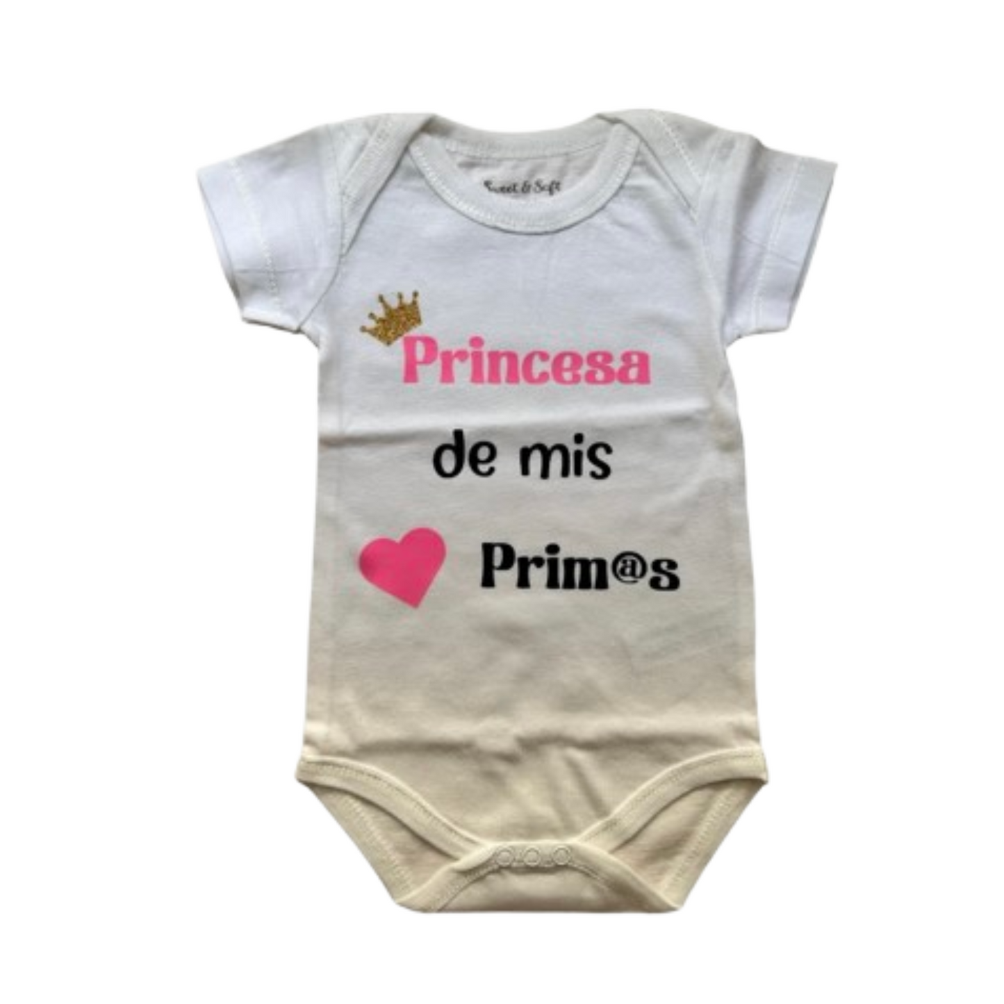 Body Personalizado ``Princesa de mis prim@s´´