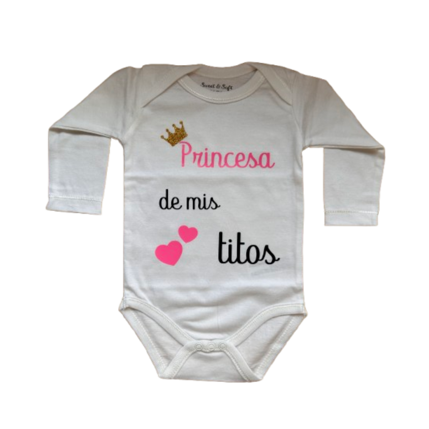 Body personalizado ``Princesa de mis titos´´