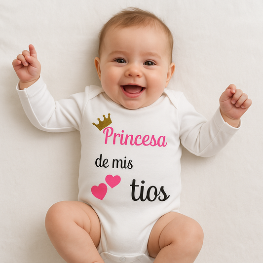 Body personalizado ``Princesa de mis titos´´