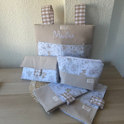 Canastilla Básic + Bolso Panera Grande Personalizado