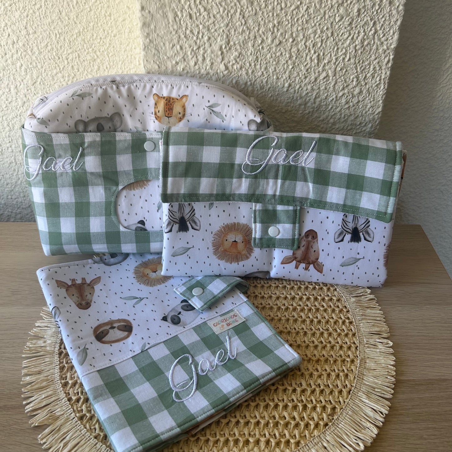 Pack Cambiador Solapa, Neceser Pañalera y Portadocumentos