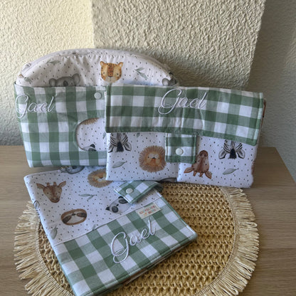 Pack Cambiador Solapa, Neceser Pañalera y Portadocumentos