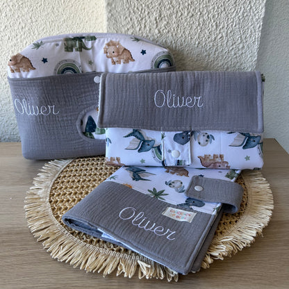 Pack Cambiador Solapa, Neceser Pañalera y Portadocumentos