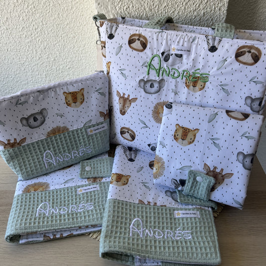 Canastilla Básic + Bolso Bombonera Personalizado